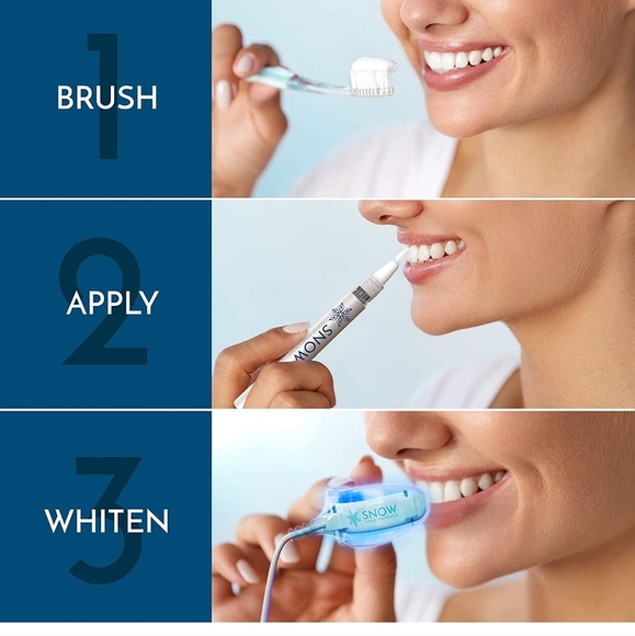 SNOW Teeth Whitening Kit with LED Light | Complete at Home Whitening System - Picture 2 of 6